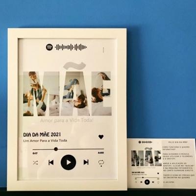 Quadro Interativo com Fotografia e Música