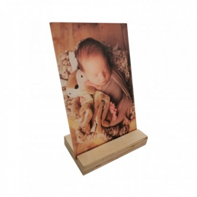 Acrílico a Personalizar com base madeira