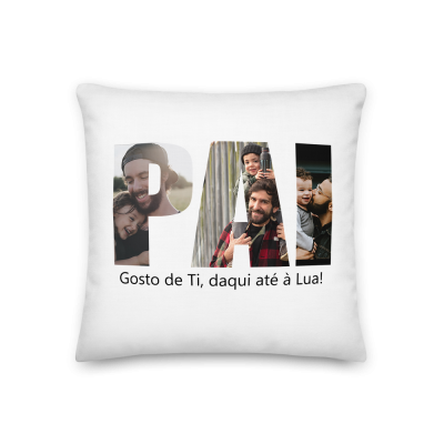 Almofada Pai "Gosto de Ti daqui até à Lua"