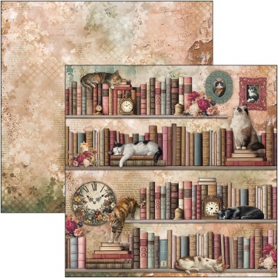 Bloco scrapbooking Ciao Bella BOOK LOVER 30x30cm CBPM091