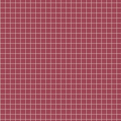 Tecidos vermelhos com padrão de grelha branco
