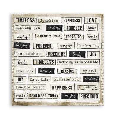 ALBUM SCRAP 10 FOLHAS 20,3x20,3cm STAMPERIA SBBS 34