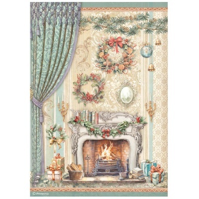 Papel arroz A4 - The Nutcracker chimney  DFSA 4939