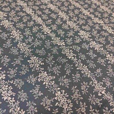 Tecido "Flower coordinate" Preto/Cru B6131Z 3-7 T1092