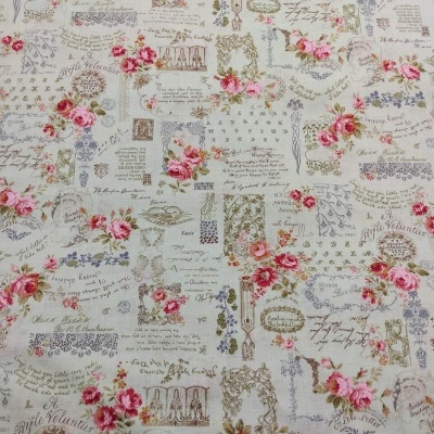 Tecido Quilt Gate "Rose Garden" AP41601-2C verde