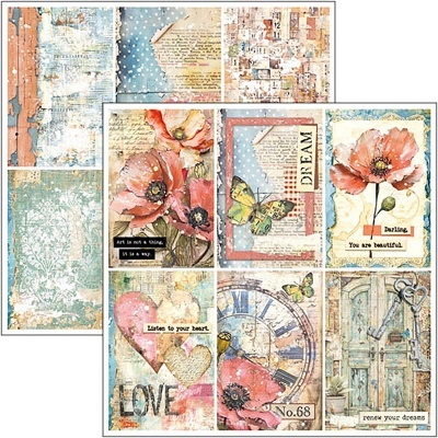 Bloco scrapbooking Ciao Bella 12"x12" (30,5x30,5cm) "Majestic Dream" CBPM 084