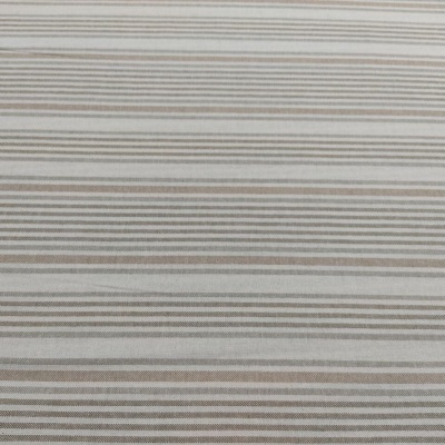 Tecido "Malibu" Risca Creme / Bege / Cru T02283