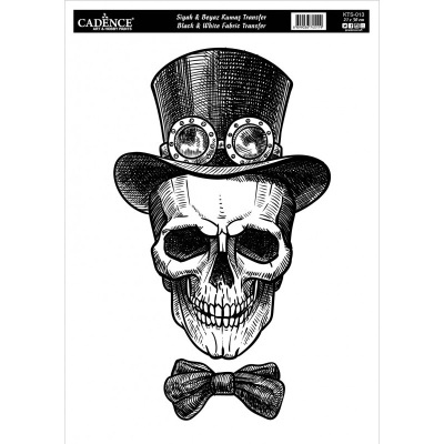 Transfer tecido W&B 21x30cm CADENCE KTS13