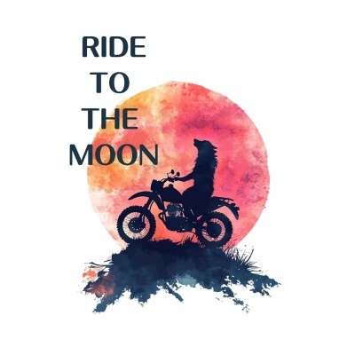 Papel Transfer Pro - Ride to the moon  20x28cm  13224