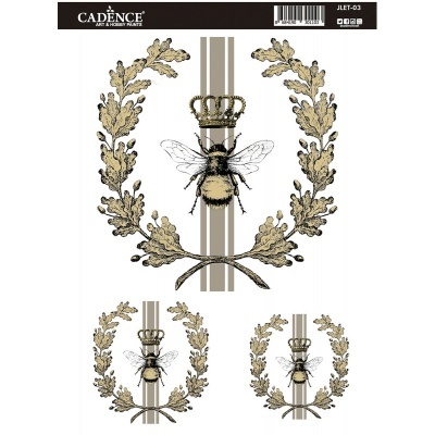 Transfer TEXTIL "Joy of Life" 21x30cm CADENCE Ref.: JLFT03