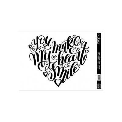 Transfer tecido W&B 21x30cm CADENCE KTS19