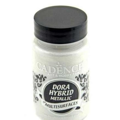 Tinta acrílica Cadence Dora Hybrid Pearl / Pérola 90ml DH7152