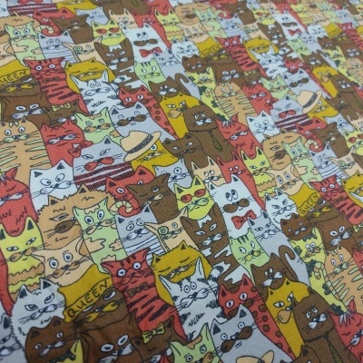 Tecido Fabricart Gatos 12901 T1300