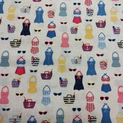 Tecido Maywood Studio "Vintage Boardwalk" 9711 E   T1560