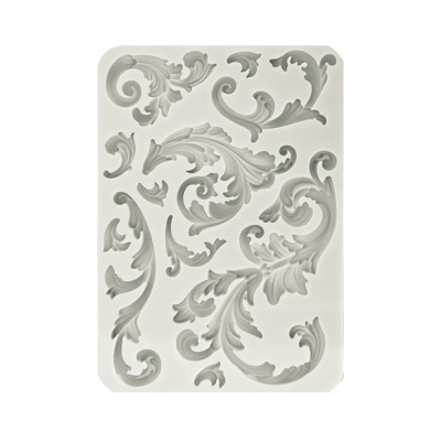 Molde silicone A5 - Sir Vagabond in Fantasy World corners and ornaments  KACMA 508