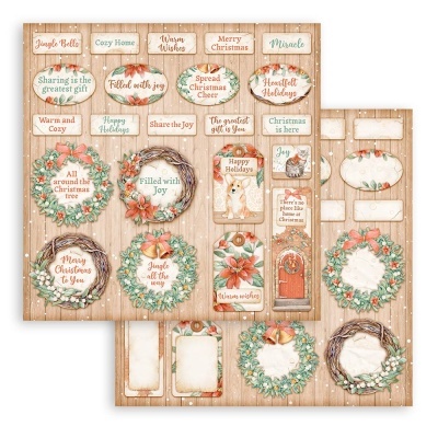 Bloco Scrapbooking 10 folhas 30,5x30,5 - All Around Christmas SBBL140