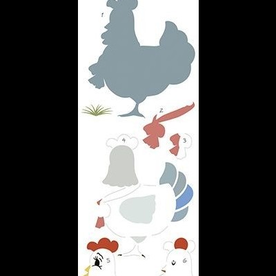 STENCIL LITOARTE 42x17cm STG-066