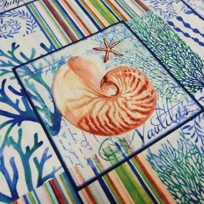 TECIDO STUDIO-E "DEEP BLUE SEA" BY GEOFF ALLEN 5792 T1700A