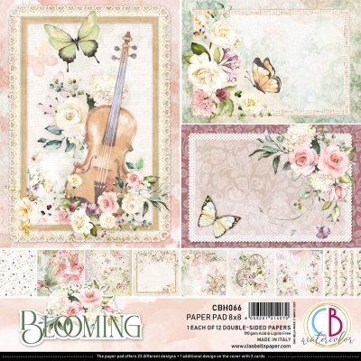 Bloco scrapbooking Blooming Pad 8x8 12/Pkg Marca: CIAO BELLA Referencia: CBH066