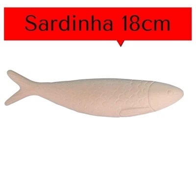 Sardinha com relevo grande.  18cm 3436.2