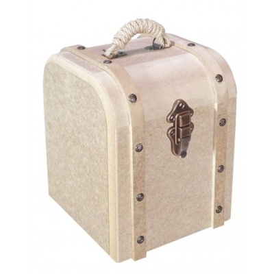 Maleta baú mdf 21,5x20x25cm 650134