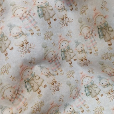 Tecido Fabricart digital "ovelhas adoráveis" 01 D990