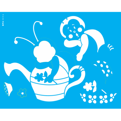 STENCIL OPA 20X25 COUNTRY JOANINHA 3056