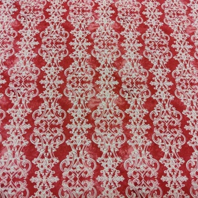 Tecido FreeSpirit Tim Holtz Eclectic Elements Classic Fanciful - Red PWTH165 T1684