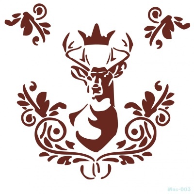 MISS STENCILS 25x25cm  MNC003