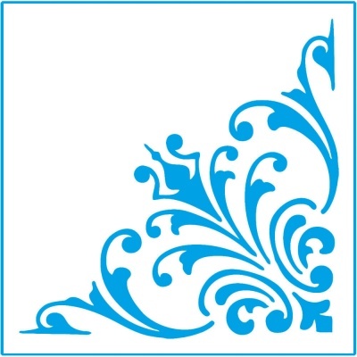 Stencil 10x10cm - Cantoneira II ST-X-043