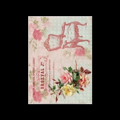 Papel de arroz impresso 35x25cm DC.TT02