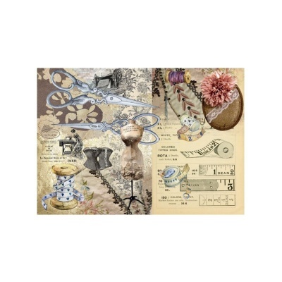 PAPEL DE ARROZ Costura Vintage CADENCE PA645