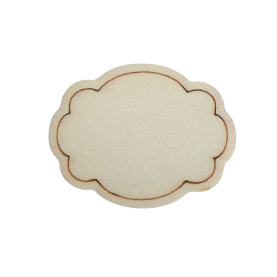 Placa desenhada Pequena  5x6,3cm 98416.1