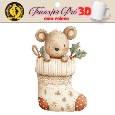 Papel Transfere 3D - Baby boot +/-7cm 13312