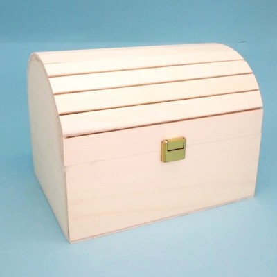 Caixa tipo baú ripado 20x6x15cm 9704