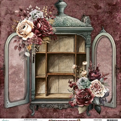 ALBUM SCRAP 12F. 30,5X30,5CM MINTAY "Antique Shop" MT-ANT-07