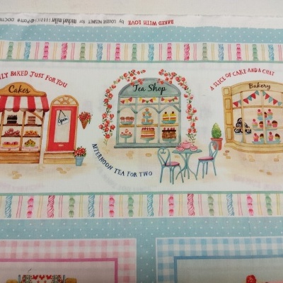Tecido "Baker With Love" by Louise Nisbet for Michael Miller PAINEL 65927