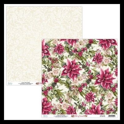 Folhas de papel decorativo com padrões florais coloridos e bege