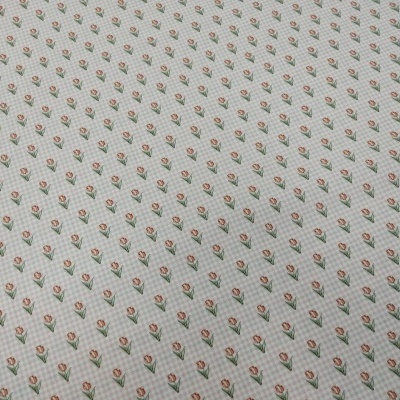 Tecido Denise Sá "Flores" rosa C04