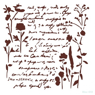 MISS STENCILS 25x25cm  MNC012