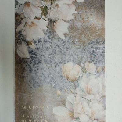 PAPEL DE ARROZ 54X33CM "Maison de confiance Paris" PFY 12712