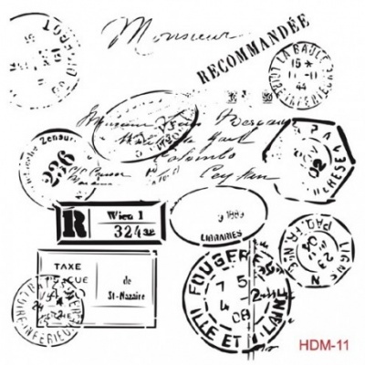 STENCIL CADENCE 25X25CM HDM11