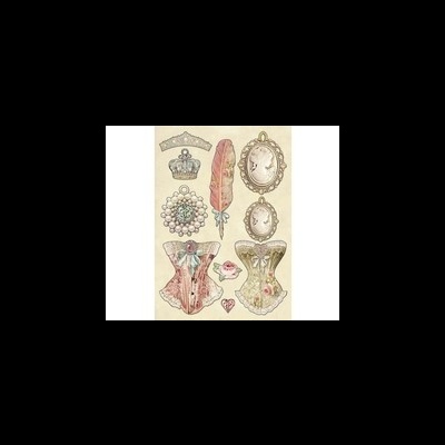 WOODEN SHAPES STAMPERIA A3 Princess's KLSP081