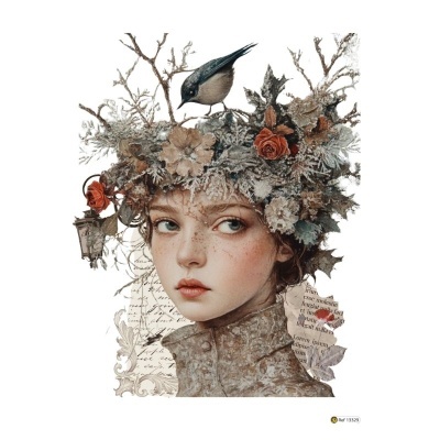 Papel Transfer Pro - Christmas mixed media 20x28cm  13329