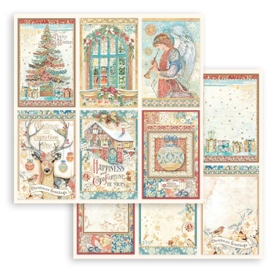Bloco Scrapbooking 10 folhas 30,5x30,5 (12"x12") - Christmas Greetings  SBBL137
