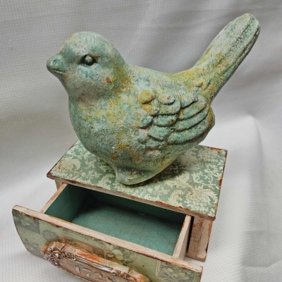 Kit caixa com passarinho   2504