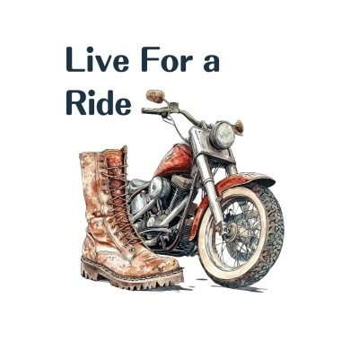 Papel Transfer Pro - Live For a Ride 1 20x28cm  13225
