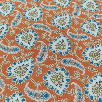 Tecido Dutch Heritage "Rosamunde" by Petra Prins 1032-pumpkin