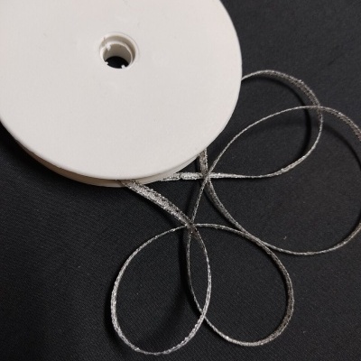 Fita 3mm PRATA Lurex (flurex)