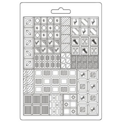 Molde A5 PVC Coffee and Chocolate Bars K3PTA 5659